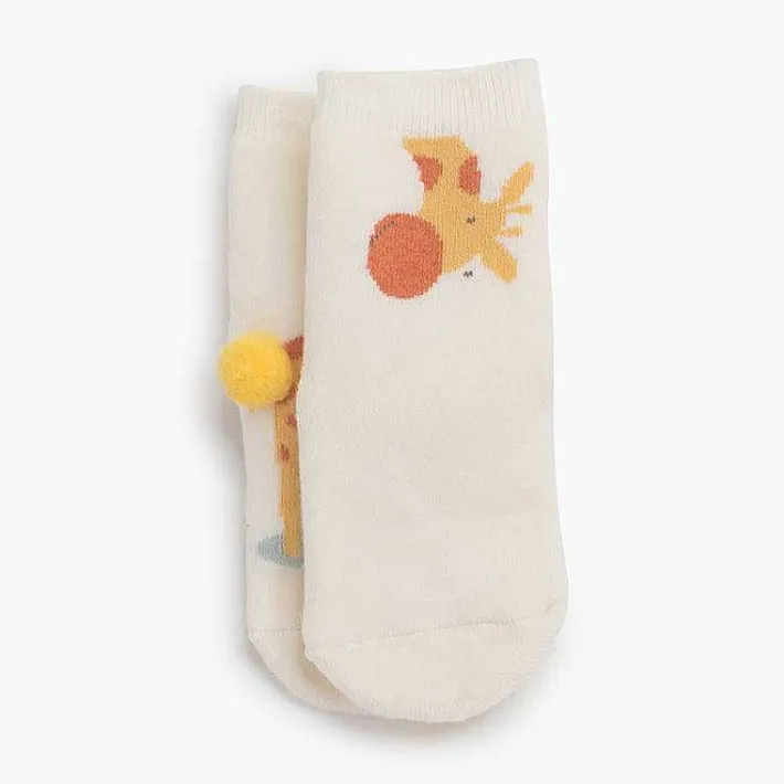 Leotardos Y Textil Condor<Pisamonas Calcetines Rizo Casa Antideslizantes Jirafa