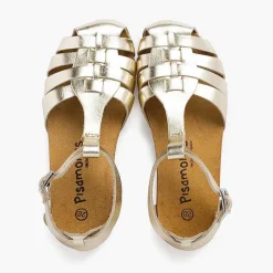 Sandalias<Pisamonas Cangrejeras Mujer Y Niños Piel Suela Bio