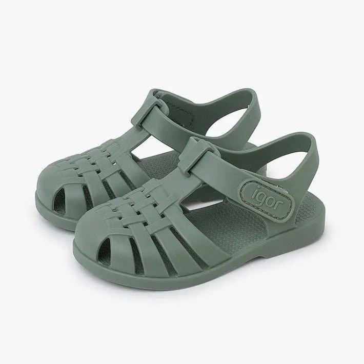 Cangrejeras Y Chanclas<Pisamonas Cangrejeras Niños Cierre Adherente Colores Empolvados