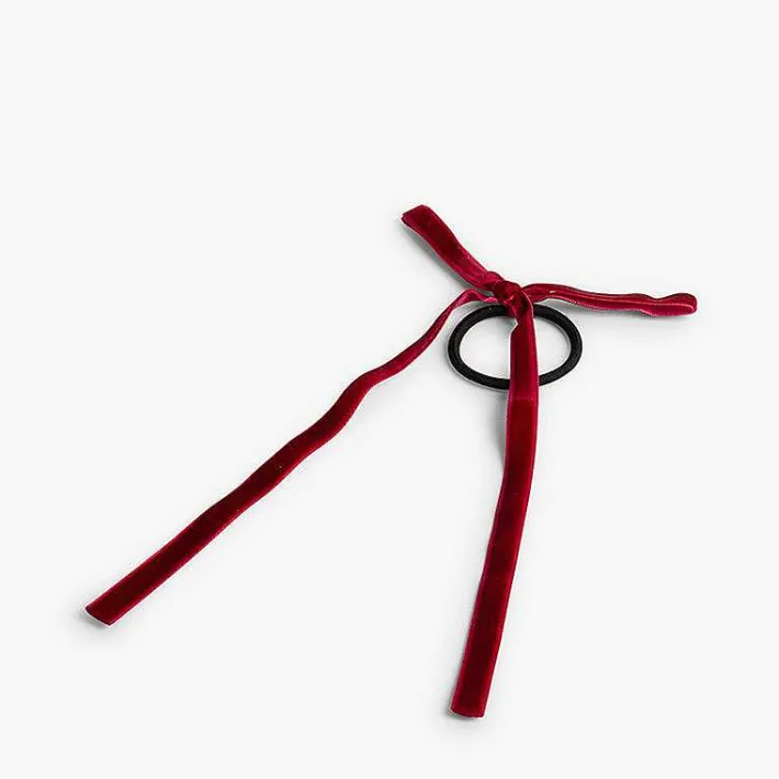 Para El Pelo<Pisamonas Coletero Con Lazada De Terciopelo