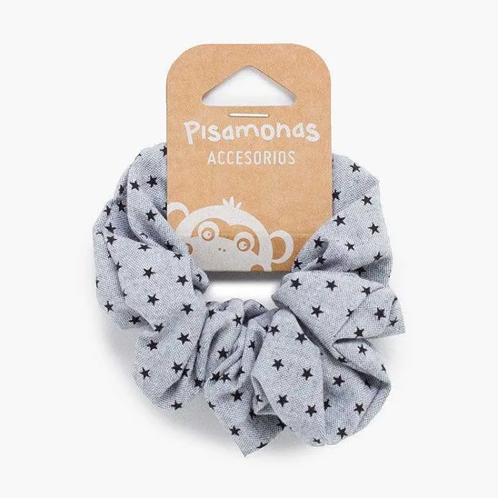 Para El Pelo<Pisamonas Coletero Tela Estrellitas
