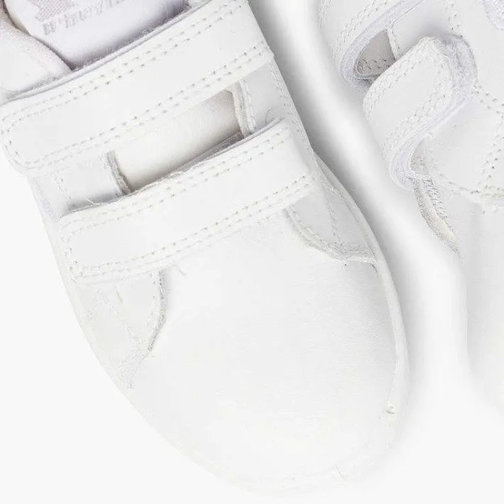 Zapatos Colegiales<Pisamonas Deportivas / Zapatillas De Deporte Niños Tallas Altas Color Blanco