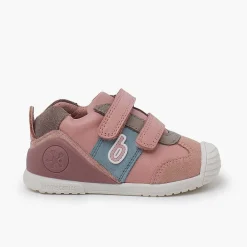 Zapatos Colegiales<Pisamonas Deportivas Niña Biomecanics Doble Cierre Adherente Color Rosa