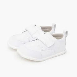 Zapatillas<Pisamonas Deportivas Piso Flexible Puntera Reforzada Color Blanco
