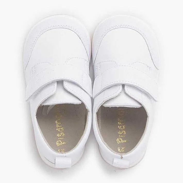Zapatillas<Pisamonas Deportivas Piso Flexible Puntera Reforzada Color Blanco