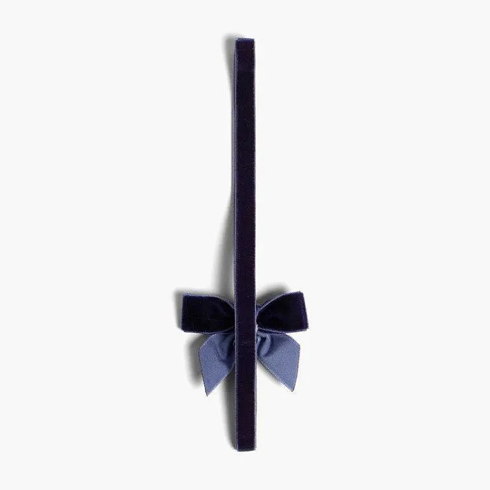 Para El Pelo<Pisamonas Diadema Elastica De Terciopelo Con Lazo
