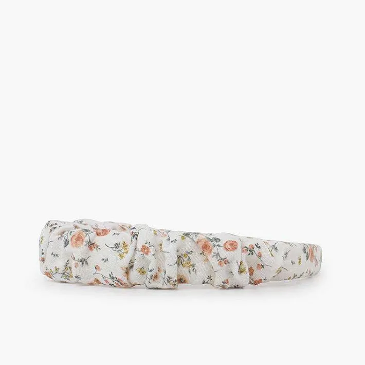 Para El Pelo<Pisamonas Diadema Fruncida Flores Liberty
