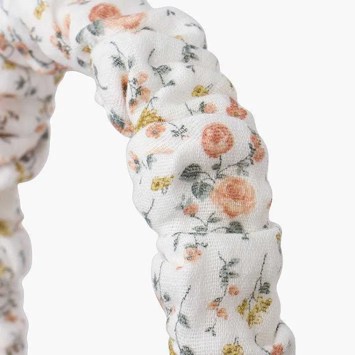 Para El Pelo<Pisamonas Diadema Fruncida Flores Liberty