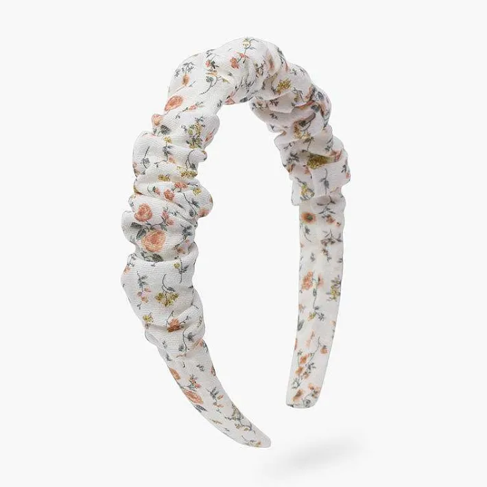 Para El Pelo<Pisamonas Diadema Fruncida Flores Liberty
