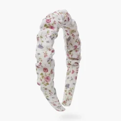 Para El Pelo<Pisamonas Diadema Fruncida Flores Liberty