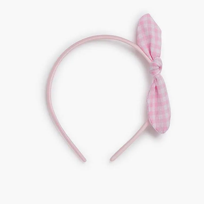 Para El Pelo<Pisamonas Diadema Lazo Orejitas Vichy