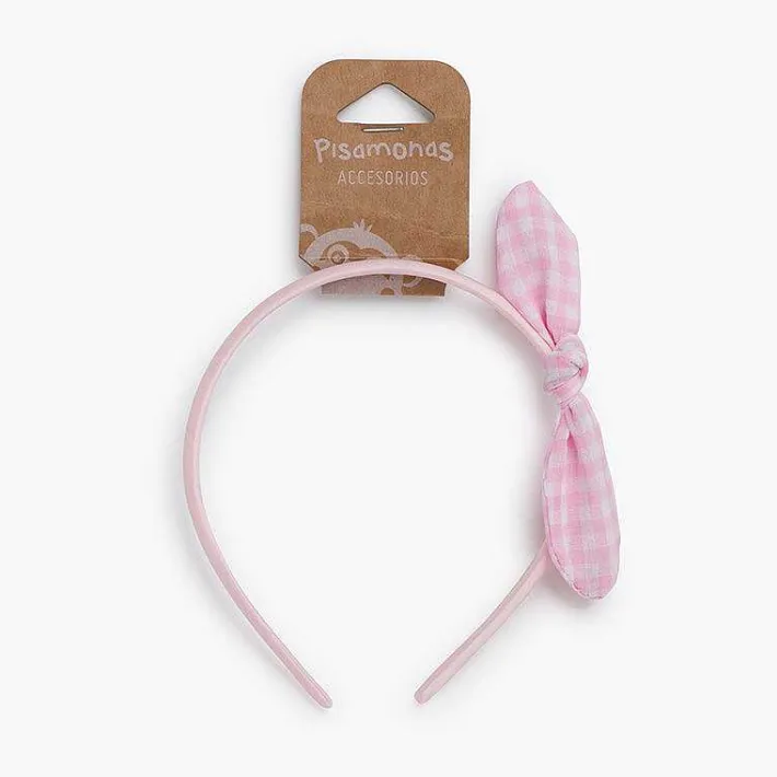 Para El Pelo<Pisamonas Diadema Lazo Orejitas Vichy