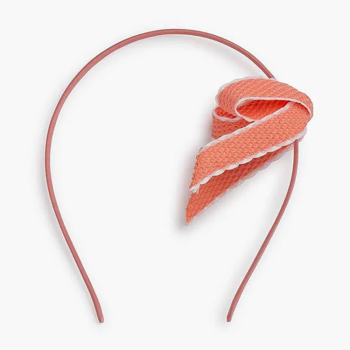 Para El Pelo<Pisamonas Diadema Lazo Ribete Blanco