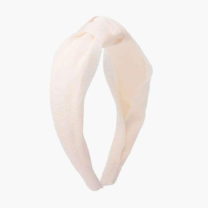 Para El Pelo<Pisamonas Diadema Nudo Ancha Bambula Lineas