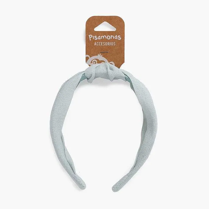 Para El Pelo<Pisamonas Diadema Nudo Ancha Bambula Lineas