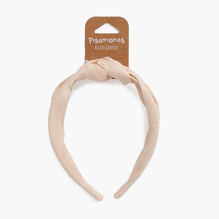 Para El Pelo<Pisamonas Diadema Nudo Ancha Bambula Lineas