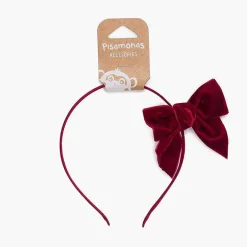 Para El Pelo<Pisamonas Diadema Raso Con Lazo Terciopelo