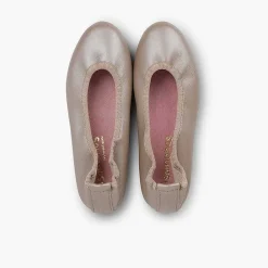 Bailarinas<Pisamonas Manoletinas Niña Y Mujer Piel Perlada