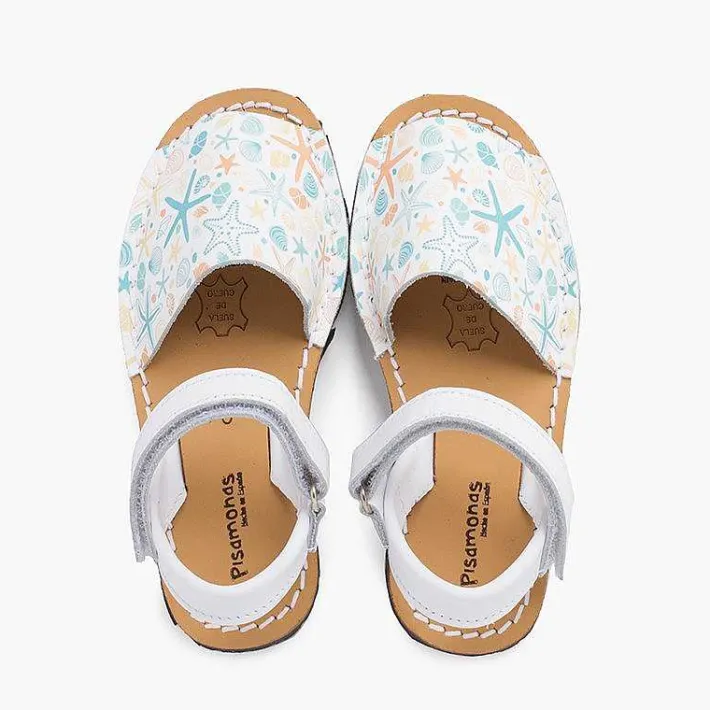 Sandalias<Pisamonas Menorquinas Estampadas Unisex Tira Adherente
