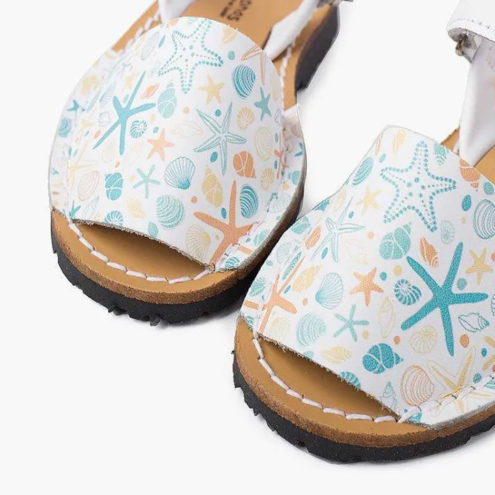 Sandalias<Pisamonas Menorquinas Estampadas Unisex Tira Adherente