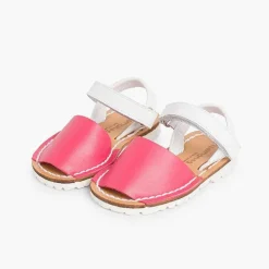 Menorquinas Avarcas<Pisamonas Menorquinas Niños Tira Adherente Napa Y Suela Blanca Edicion Especial