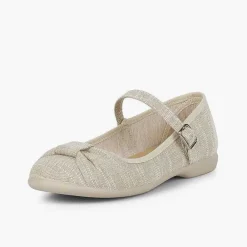 Zapatos Comunión<Pisamonas Mercedita Ceremonia Niña Lazo Cierre Hebilla