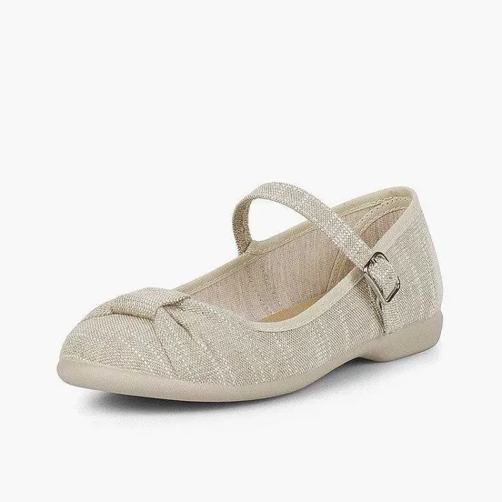 Zapatos Comunión<Pisamonas Mercedita Ceremonia Niña Lazo Cierre Hebilla