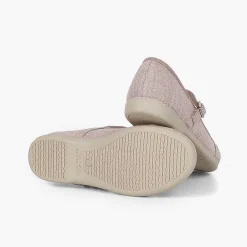 Zapatos Comunión<Pisamonas Mercedita Ceremonia Niña Lazo Cierre Hebilla