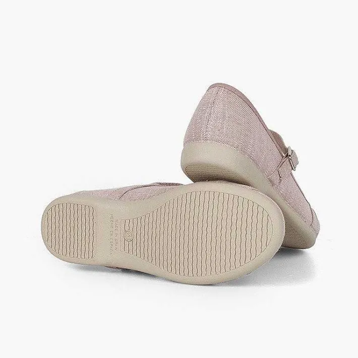 Zapatos Comunión<Pisamonas Mercedita Ceremonia Niña Lazo Cierre Hebilla