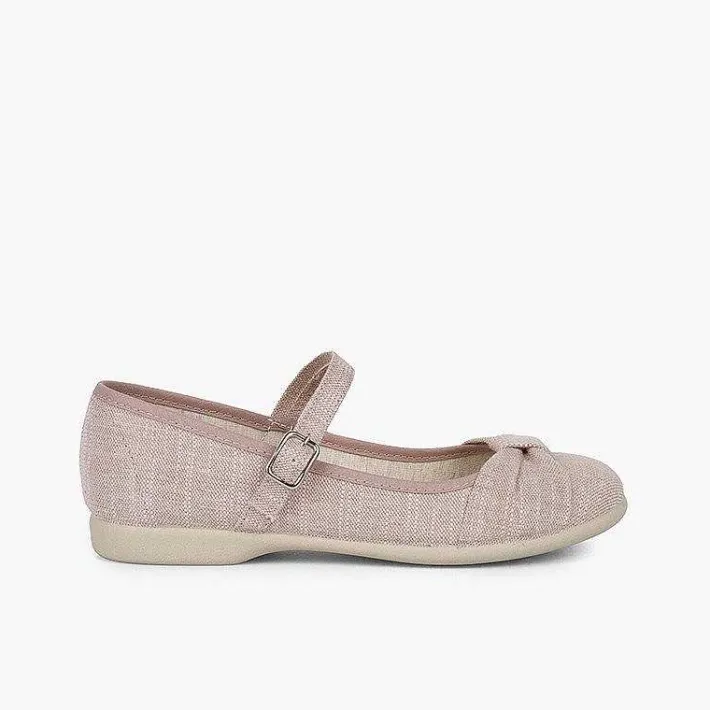 Zapatos Comunión<Pisamonas Mercedita Ceremonia Niña Lazo Cierre Hebilla