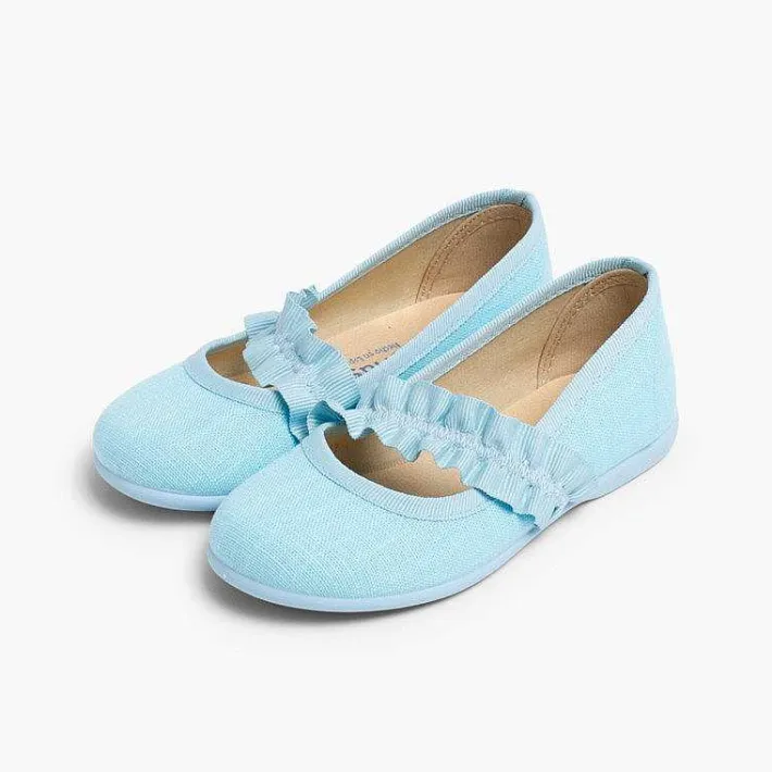 Zapatos Comunión<Pisamonas Mercedita Con Tira Elastica Ancha