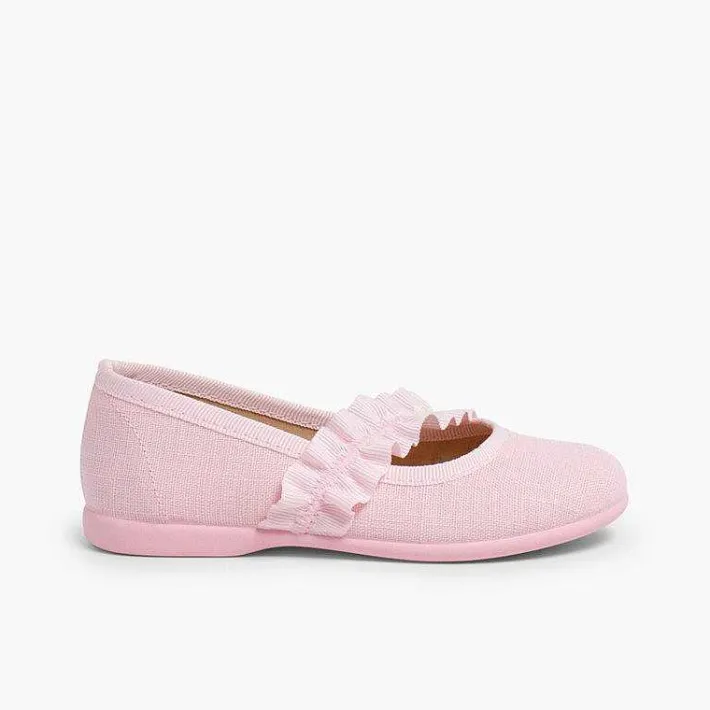Zapatos Comunión<Pisamonas Mercedita Con Tira Elastica Ancha