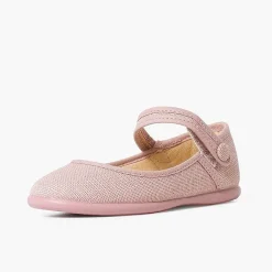 Zapatos Comunión<Pisamonas Mercedita Escotada Detalle Boton Cierre Adherente