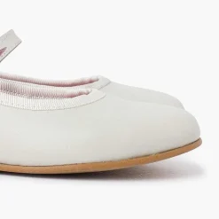 Zapatos Comunión<Pisamonas Merceditas Ceremonia Niña Tira Adherente Fina