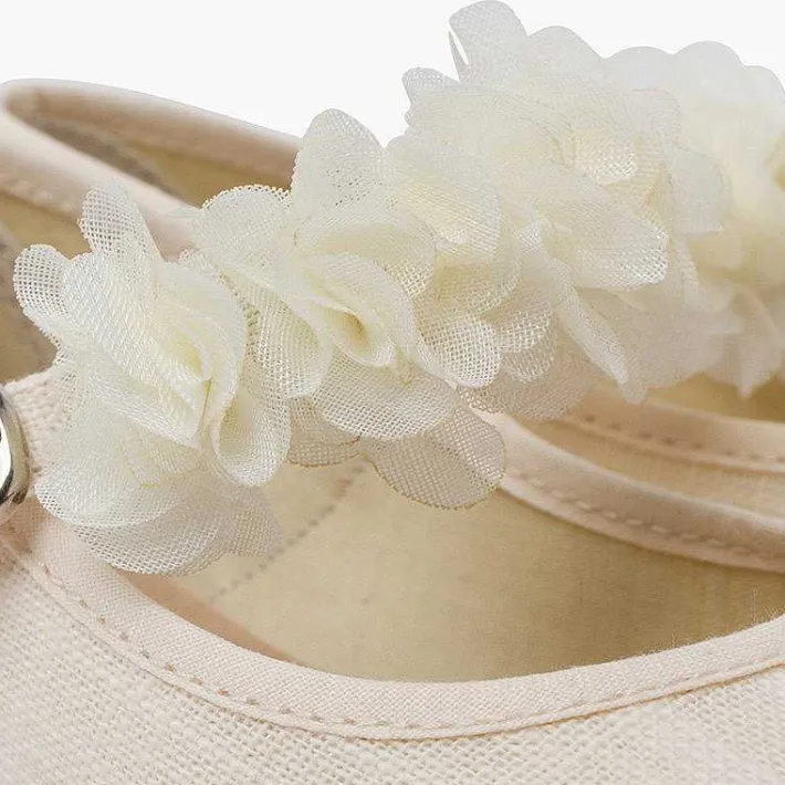 Zapatos Comunión<Pisamonas Merceditas Ceremonia Tira De Flores
