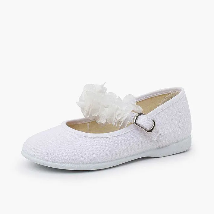 Zapatos Comunión<Pisamonas Merceditas Ceremonia Tira De Flores