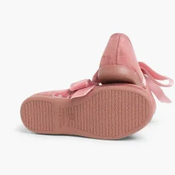 Merceditas Niña<Pisamonas Merceditas Con Lazo De Terciopelo
