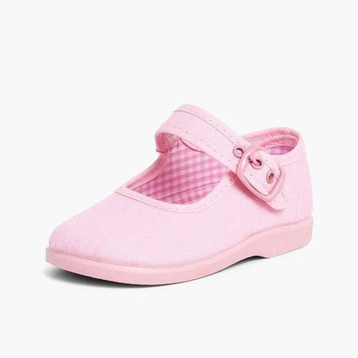 Merceditas Niña<Pisamonas Merceditas De Lona Para Niñas