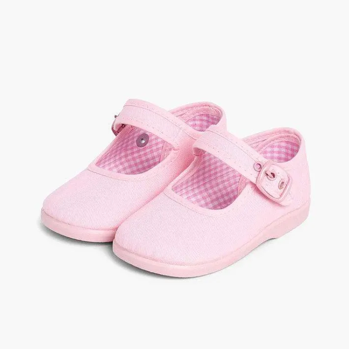 Merceditas Niña<Pisamonas Merceditas De Lona Para Niñas