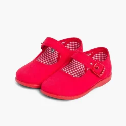 Merceditas Niña<Pisamonas Merceditas De Lona Para Niñas