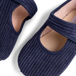 Zapatillas Casa<Pisamonas Merceditas De Pana Niñas Para Casa