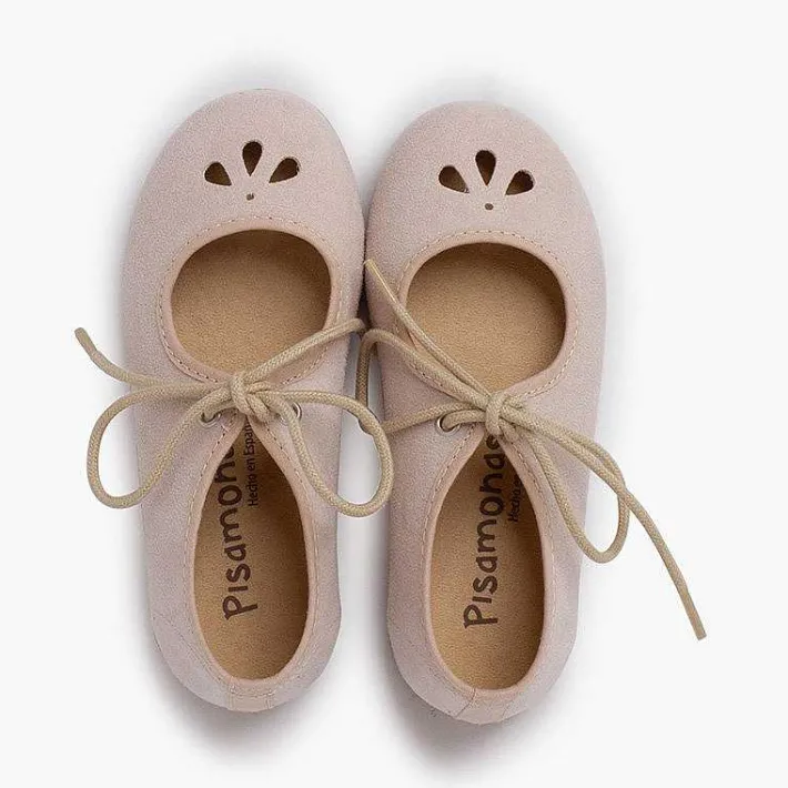 Zapatos Comunión<Pisamonas Merceditas Lazo Fino Y Picado