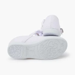 Zapatos Comunión<Pisamonas Merceditas Lino Ceremonia Lazo Raso