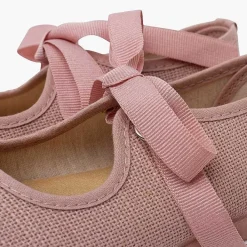 Zapatos Comunión<Pisamonas Merceditas Lino Cierre Lazo Faya