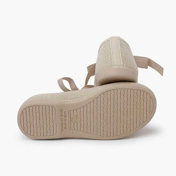 Zapatos Comunión<Pisamonas Merceditas Lino Cierre Lazo Faya