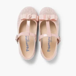 Zapatos Comunión<Pisamonas Merceditas Niña De Tira Con Lazo