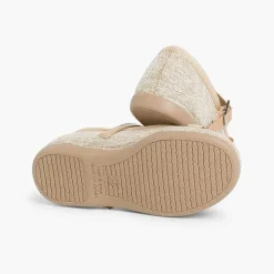 Zapatos Comunión<Pisamonas Merceditas Niña De Tira Con Lazo