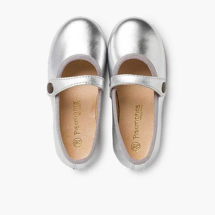 Zapatos Comunión<Pisamonas Merceditas Niña Piel Colores