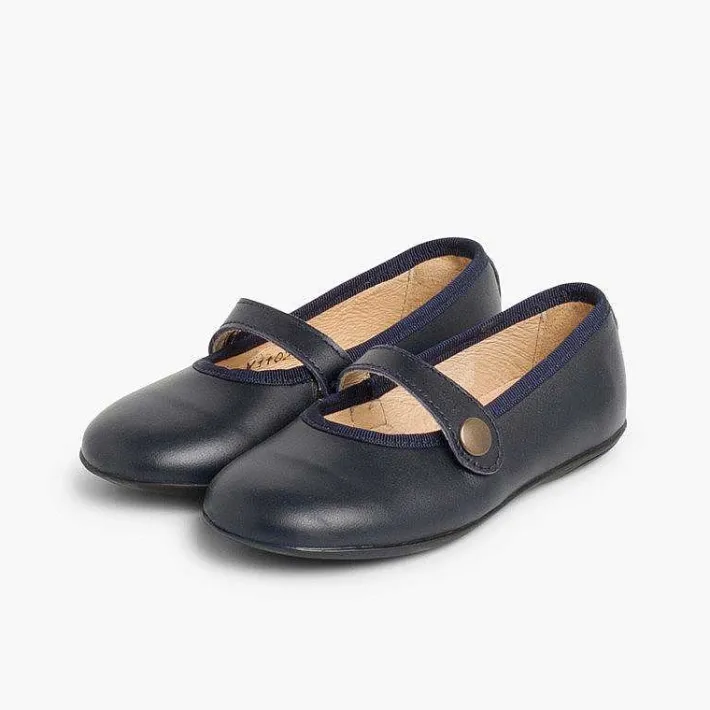 Zapatos Comunión<Pisamonas Merceditas Niña Piel Colores