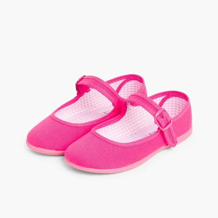 Merceditas Niña<Pisamonas Merceditas Niña Tela Hebilla Tallas Grandes